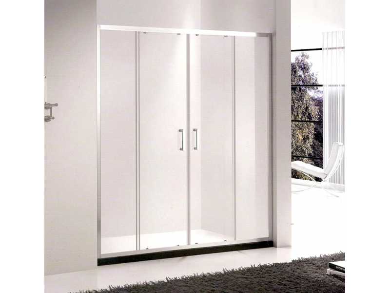 Купить Душевая дверь Gemy Victoria S30192B, 160 х 190 см, стекло прозрачное