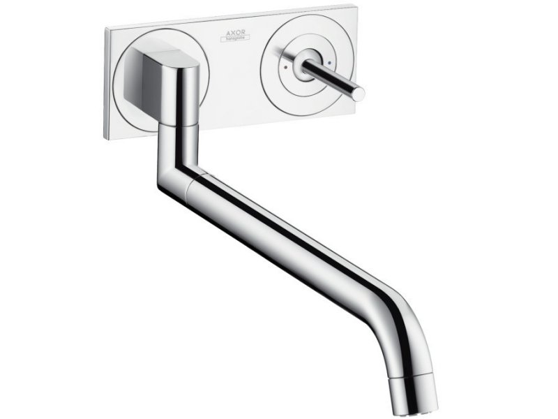 Купить Смеситель для кухни Axor Uno 2 38815000 с телескопическим изливом, хром