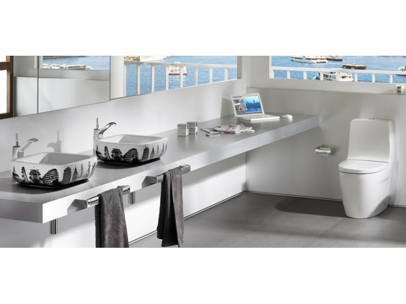 Купить Раковина Roca Khroma 40 х 40 см, белая 327654000 Накладная