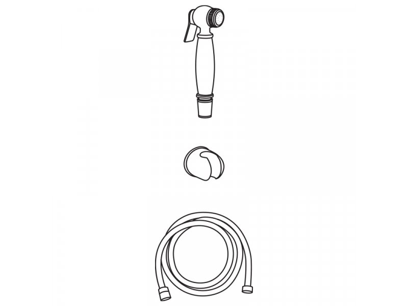 Купить Душ гигиенический Veragio Kit VR.KIT-2228.BR, металл/бронза