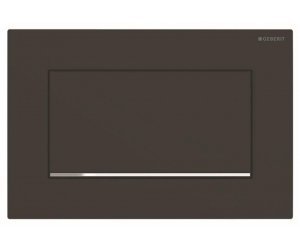 Клавиша Geberit Sigma Type 30 115.893.14.1, черный, смыв/стоп (не оставляет отпечатки пальцев)
