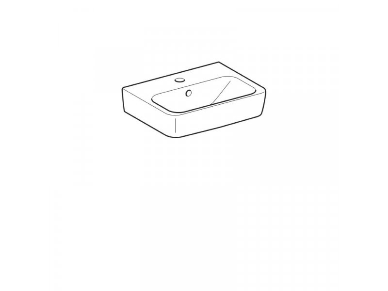 Купить Раковина Geberit Renova Compact, 45х34 белая, 276145000