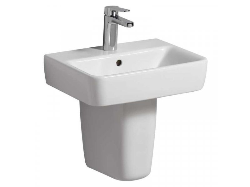 Купить Раковина Geberit Renova Compact, 45х34 белая, 276145000