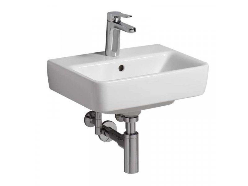 Купить Раковина Geberit Renova Compact, 45х34 белая, 276145000