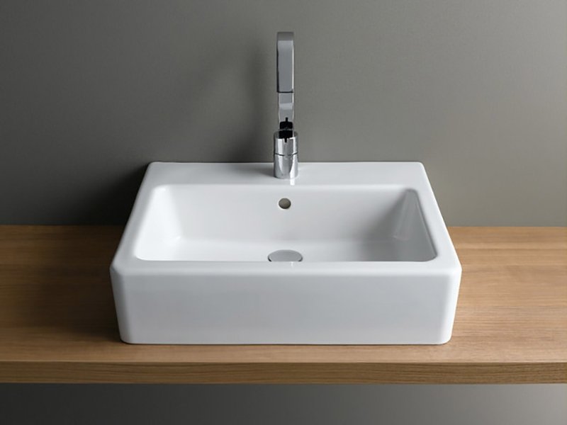 Купить Раковина Vitra Nuovella 4077B003-0001 50 см, подвесная, 1 отверстие для смесителя, с переливом
