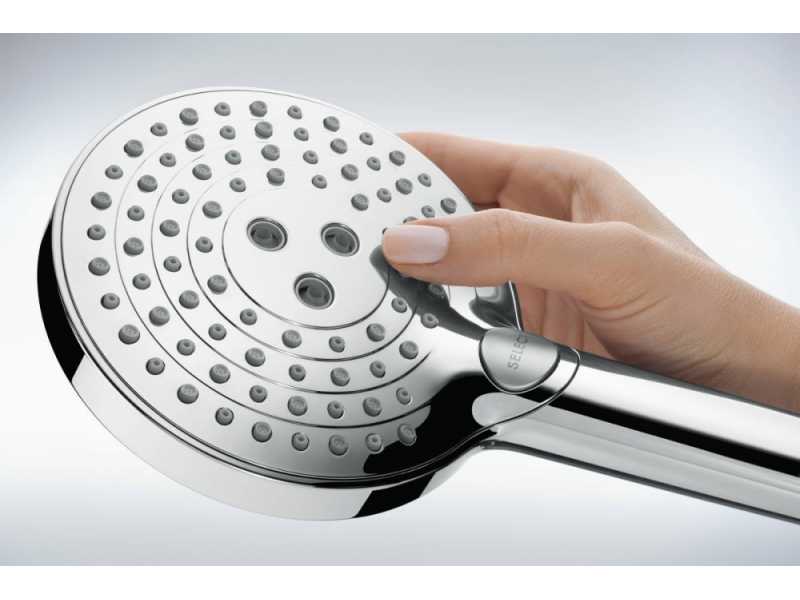 Купить Душевая система Hansgrohe Raindance Select S Showerpipe 240 1jet PowderRain 27633340, черный хром