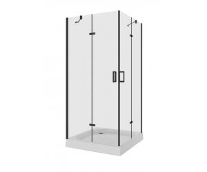 Душевой уголок Niagara Nova 90 х 90 см, профиль черный, стекло прозрачное, NG-6813-08 BLACK