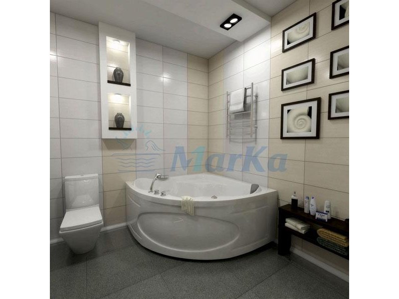 Купить Угловая ванна 1MarKa CASSANDRA 140x140 (01кас1414)