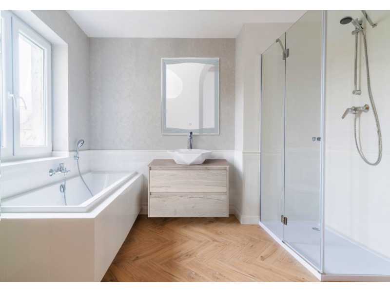 Купить Зеркало с встроенным светильником и сенсорным выключателем BelBagno SPC-LNS-600-800-LED-TCH, 12W, 220-240V, 600x30x800
