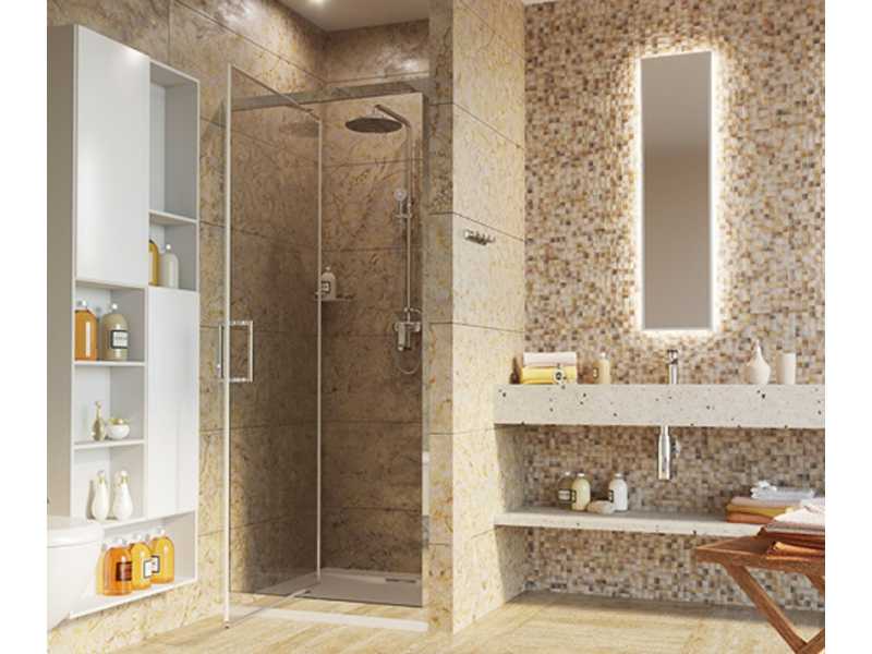 Купить Душевая дверь WasserKRAFT 27I27, поворотно-складная, 80 х 200 см