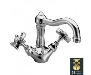 Смеситель Nicolazzi Dames Anglaises 1432GB18 для раковины, гальваническое золото, ручки Dames Anglaises