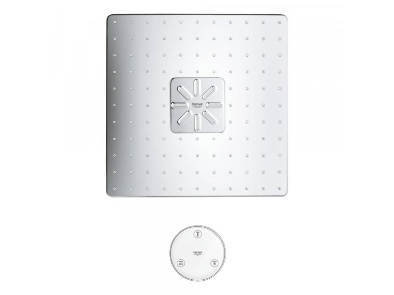 Купить Верхний душ Grohe Rainshower 310 SmartConnect 26643000 квадратный, 31х31 см, 2 режима струи, без держателя, хром