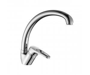 Смеситель Decoroom DR21021, для кухни, хром