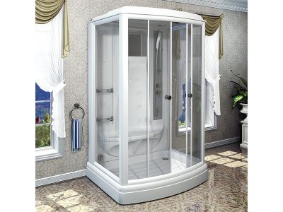 Душевая кабина Радомир Диана-3 140 х 108 см с гидромассажем и паром