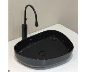 Раковина Belbagno 55 см, черный, BB1435-NERO