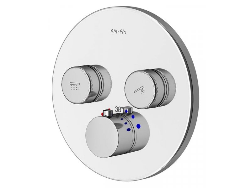 Купить Смеситель Am.Pm Inspire 2.0 F50A85700 для ванны и душа, термостатический, хром