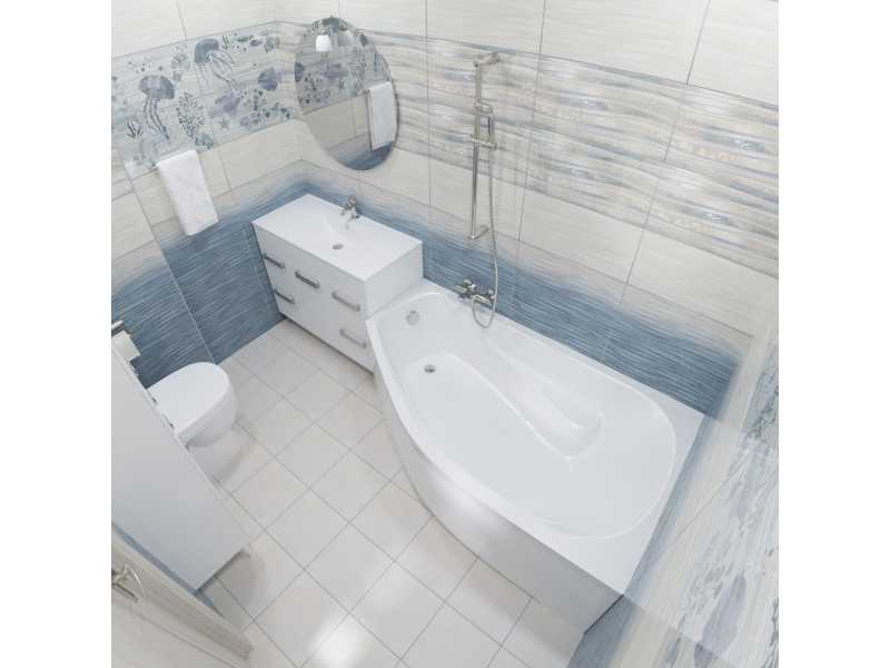 Купить Акриловая ванна Triton Скарлет 167 x 96 см L/R с каркасом (Н0000000215/Н0000000216)
