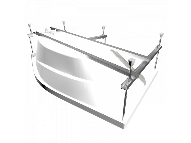 Купить Акриловая ванна Triton Скарлет 167 x 96 см L/R с каркасом (Н0000000215/Н0000000216)