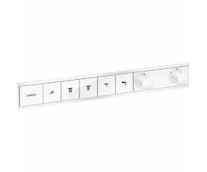 Смеситель Hansgrohe RainSelect для душа, термостатический, белый матовый, 15384700