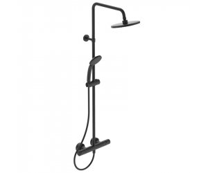 Душевая система Ideal Standard Ceratherm T25 термостатическая, черный матовый, A7545XG