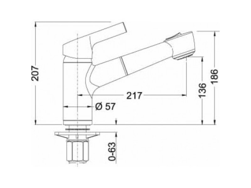 Купить Смеситель Blanco Elipso-S II 514866 антрацит
