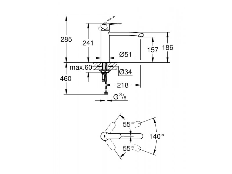Купить Смеситель для кухни Grohe Eurostyle Cosmopolitan 31124002