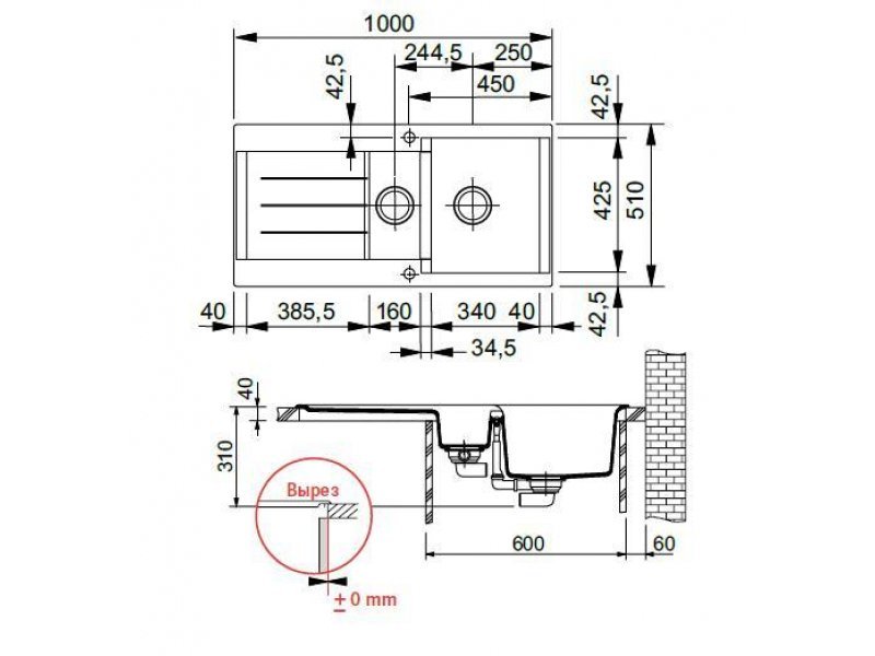 Купить Мойка Franke JAVA JAG 651, 114.0277.690, гранит, установка сверху, оборачиваемая, цвет ваниль, 100*51 см