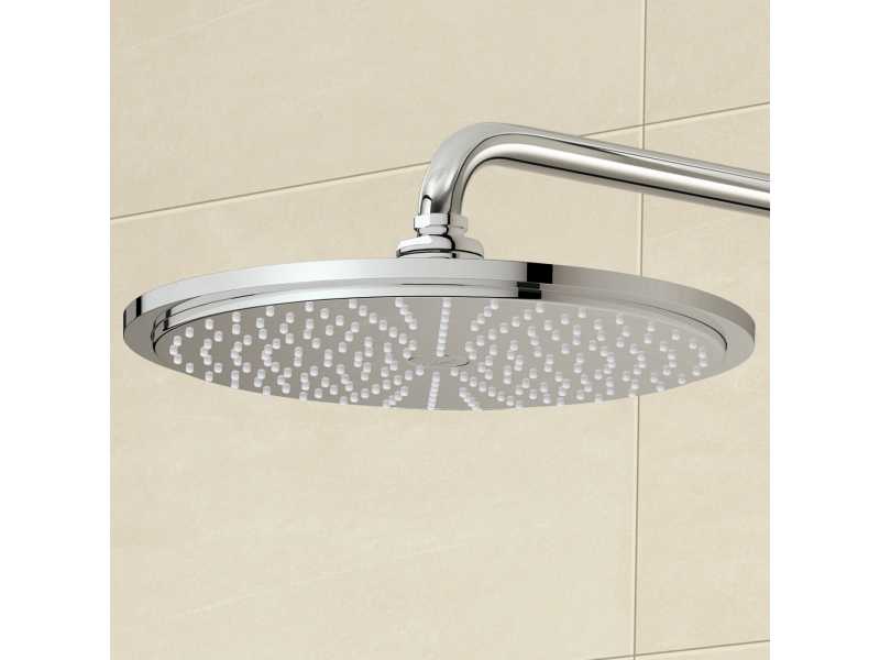 Купить Верхний душ Grohe Rainshower Cosmopolitan 27477000, 31х31 см, 1 режим струи, без держателя