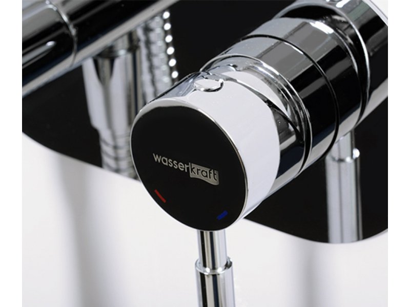 Купить Смеситель скрытого монтажа WasserKRAFT 4138 для душа с гигиенической лейкой, хром