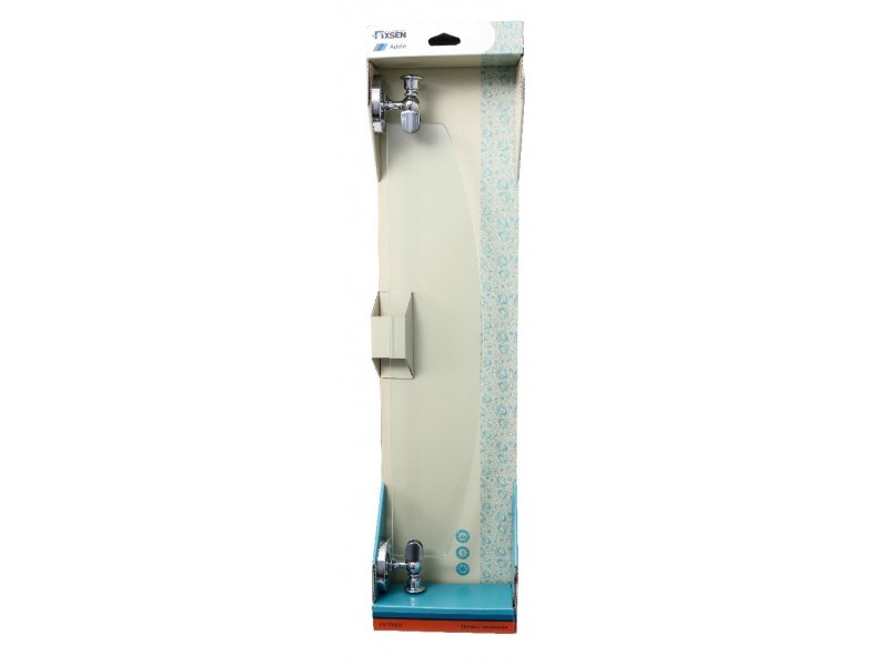 Купить Полка стеклянная Fixsen Adele хром, FX-55003
