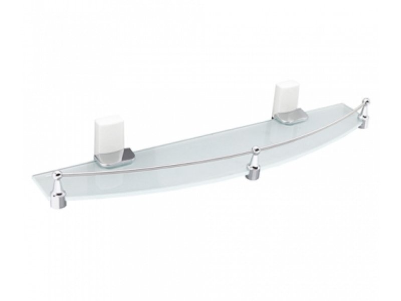 Купить Полка стеклянная WasserKRAFT Leine K-5044WHITE
