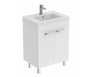 Тумба под раковину Ideal Standard Tempo 60 см, напольная, белый лак глянцевый, E3239WG