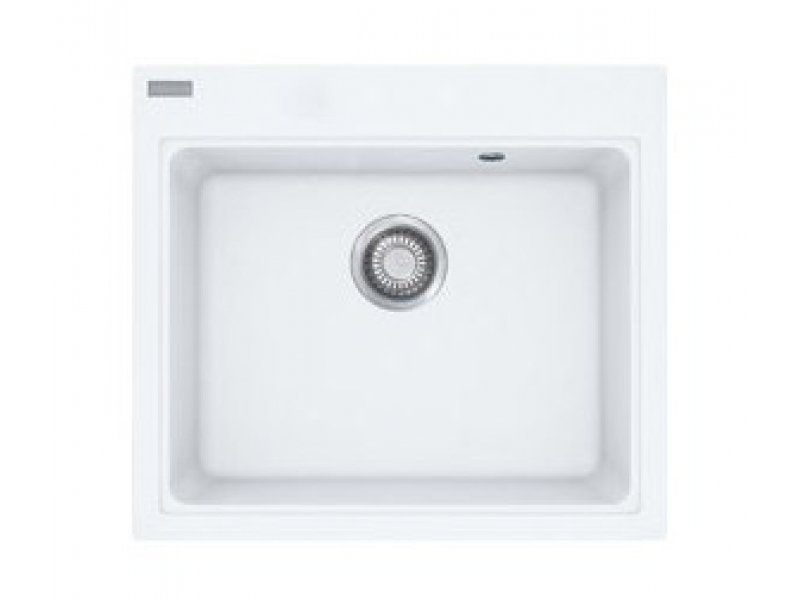 Купить Мойка Franke MARIS MRG 610-58, 114.0060.685, гранит, установка сверху, цвет белый, 58,5*52 см