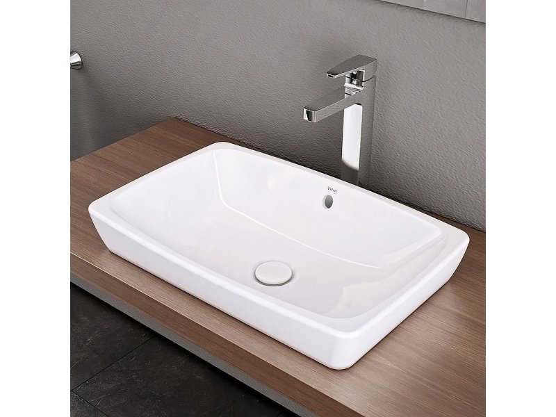 Купить Раковина Vitra Metropole 5667B003-0012 50x40 см, накладная, с переливом