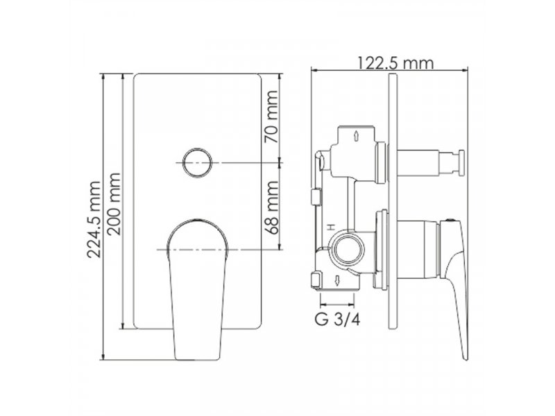 Купить Душевая система WasserKRAFT 6600 А66209, цвет - черный