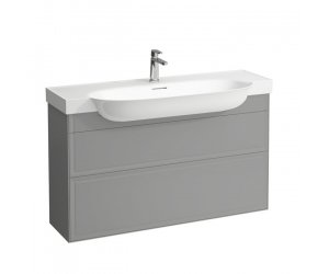 Тумба под раковину Laufen New Classic 117.5 х 31.5 х 67.5 см, 4.0605.2.085.627.1, подвесная, серый матовый