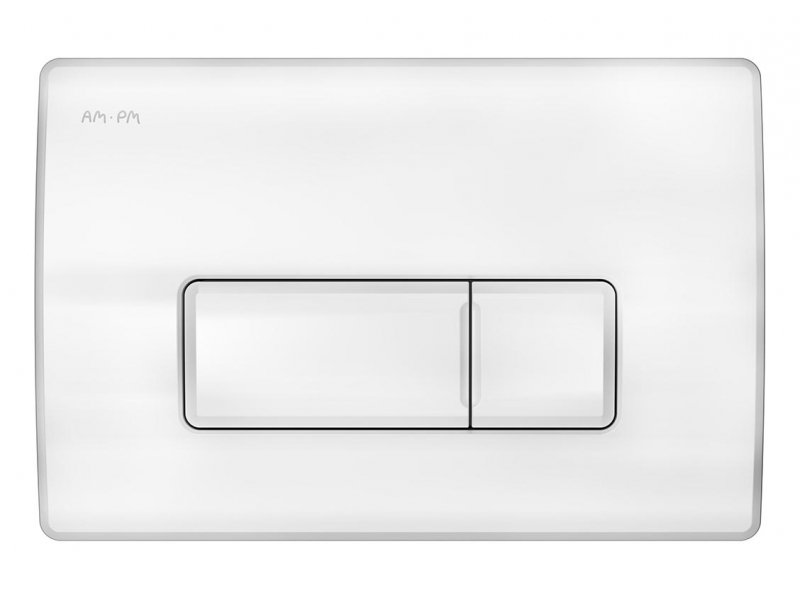 Купить Клавиша Am.Pm Pro M I048001, пневматическая, белый глянцевый