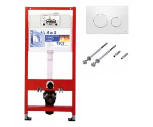 Инсталляция TECE Loop K440920 (K400600) 3 в 1 с кнопкой смыва для унитаза