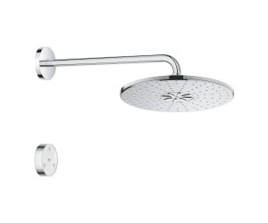 Верхний душ Grohe Rainshower SmartConnect 26640000, 31х31 см, 2 режима струи, с держателем, хром