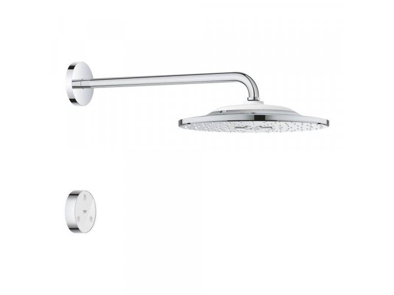 Купить Верхний душ Grohe Rainshower SmartConnect 26640000, 31х31 см, 2 режима струи, с держателем, хром
