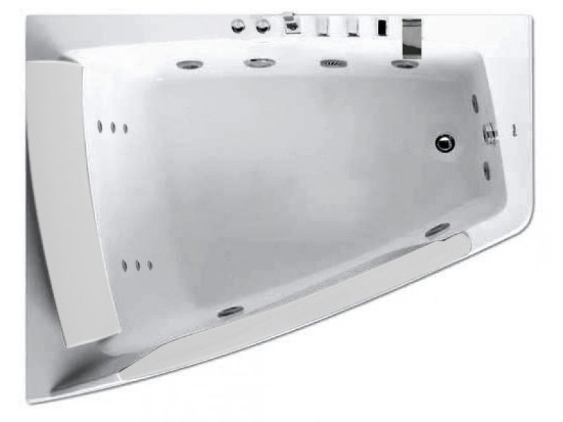 Купить Ванна гидромассажная Gemy G9056 B 170 х 130 см, белая