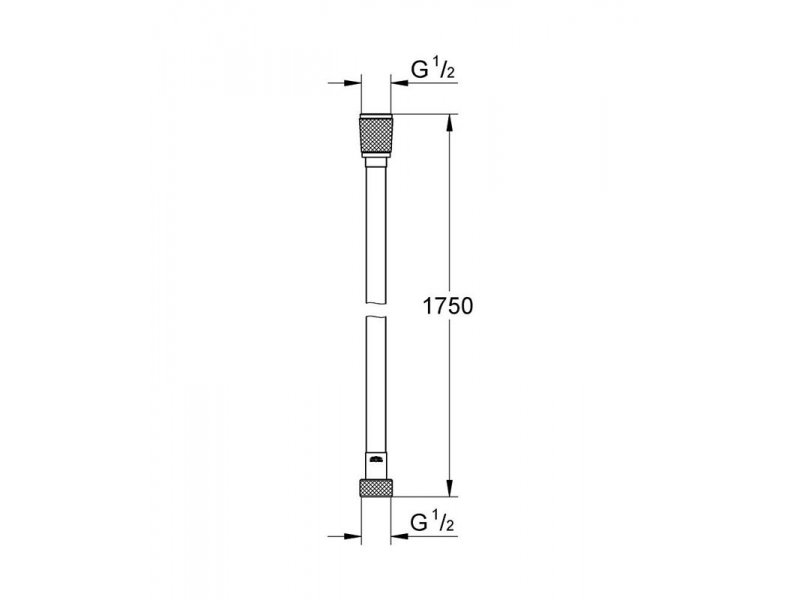 Купить Душевой шланг Grohe Silverflex 28388GL0, 175 см, холодный рассвет глянец
