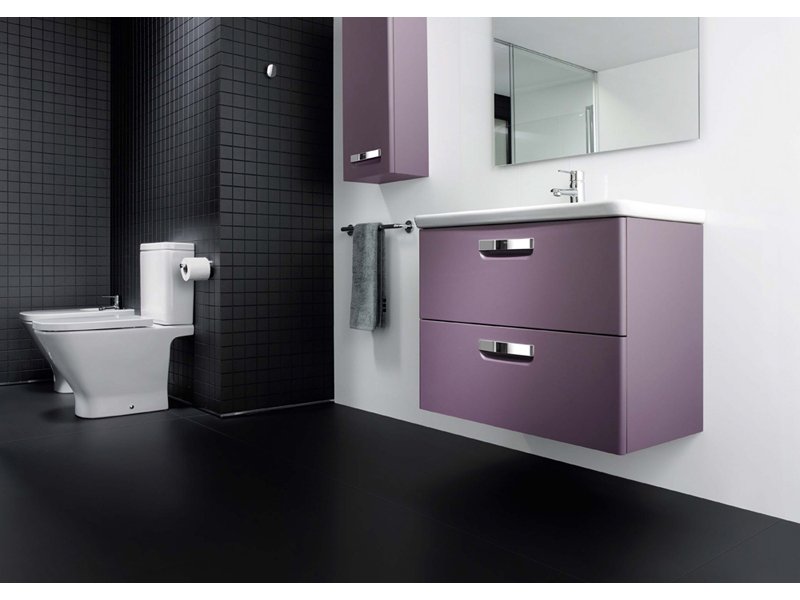 Купить Тумба под раковину Roca Gap 80 ZRU9302740, цвет-виноград