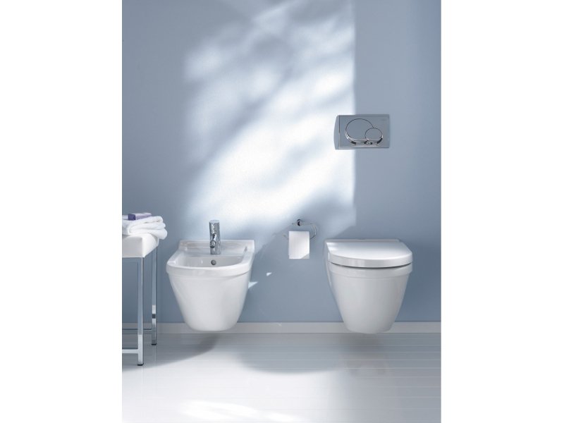 Купить Подвесной унитаз Duravit Starck 3, 2200090000, белый
