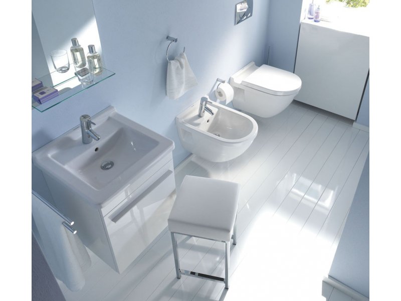 Купить Подвесной унитаз Duravit Starck 3, 2200090000, белый