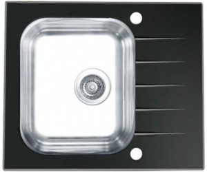 Мойка кухонная Alveus Vitro 10 1114557, черная