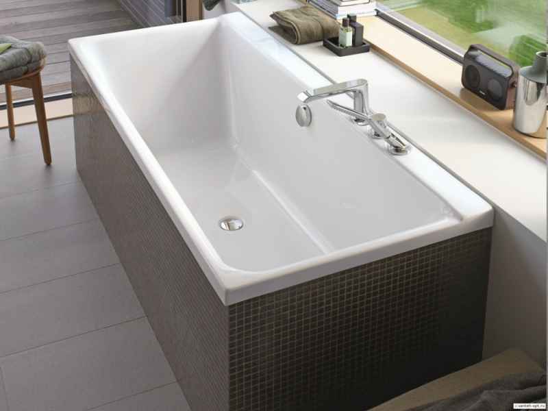 Купить Ванна акриловая Duravit P3 Comforts 7003780000000000, 190 х 90 см