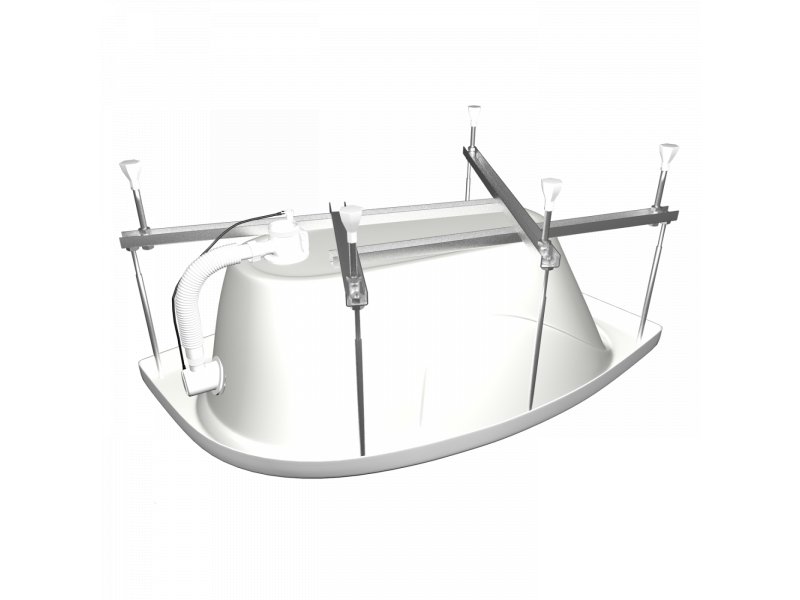 Купить Акриловая ванна Triton Кайли 150 х 100 см (правая) с каркасом