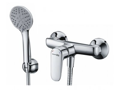 Смеситель для ванны и душа WasserKRAFT 5602 с гарнитуром, хром