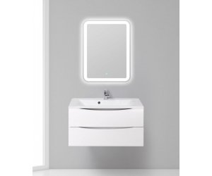 Тумба под раковину BelBagno Marino MARINO-900-2C-SO-BL-P, 90 х 45 х 55 см, Bianco Lucido - белый глянец